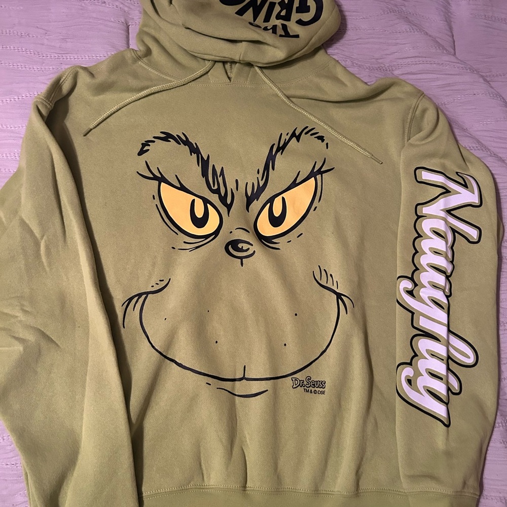 Dr. Seuss Grinch Naughty Green Hoodie